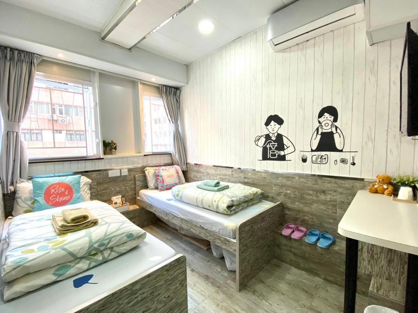 Hong Kong Hostel Szoba fotó